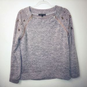 Always Indigo Sweater/Top. Brown Marbled Size Large